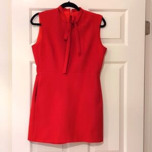 Little red mini dress with pockets Valentino-like size S